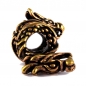 Bartperle Haarperle Drachen Bronze