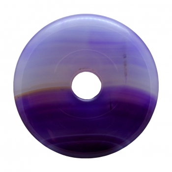 Donut Achat violett 40 mm / #008