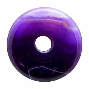 Donut Achat violett 40 mm / #009