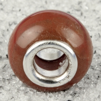 Edelstein-Bead Roter Jaspis