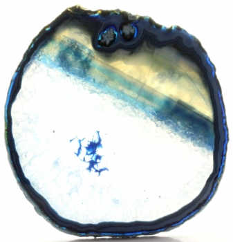 Achatscheibe blau , Gr. 6 / #038
