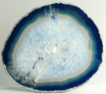 Achatscheibe blau , Gr. 6 / #054