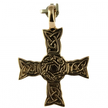 Anhänger keltisches Kreuz Bronze