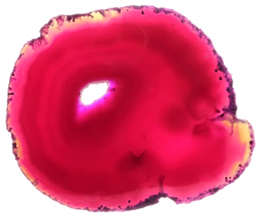 Achatscheibe pink , Gr. 4 / #002