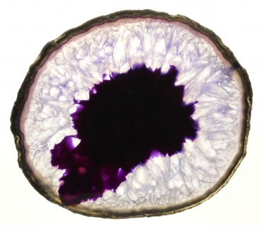 Achatscheibe violett , Gr. 5 / #006