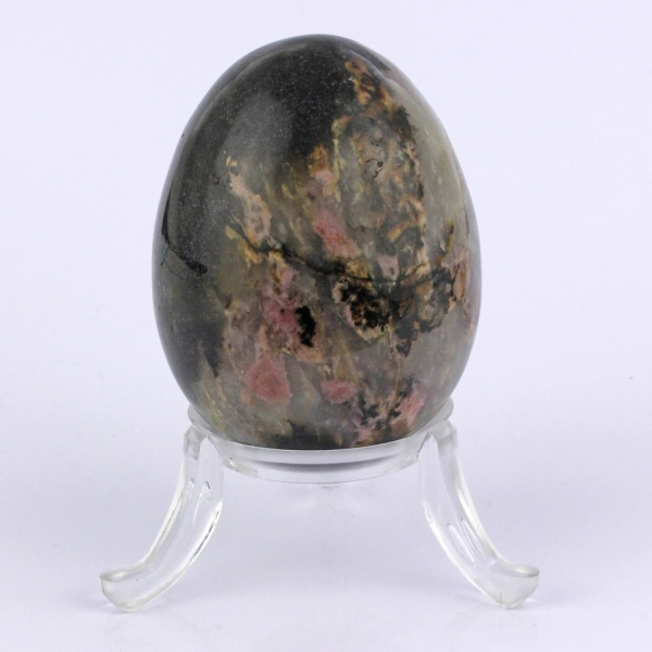 Massives Ei aus Rhodonit 5 cm / #001