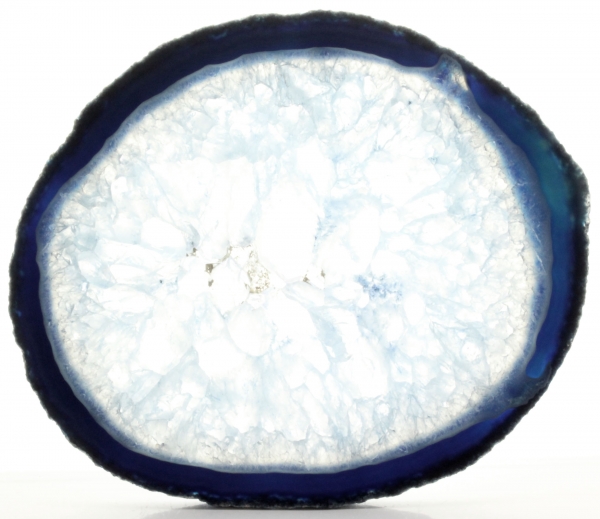 Achatscheibe blau , Gr. 6 / #052