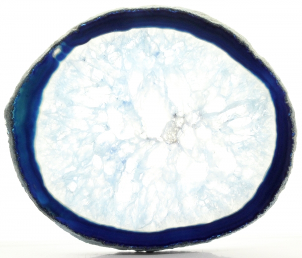 Achatscheibe blau , Gr. 6 / #052