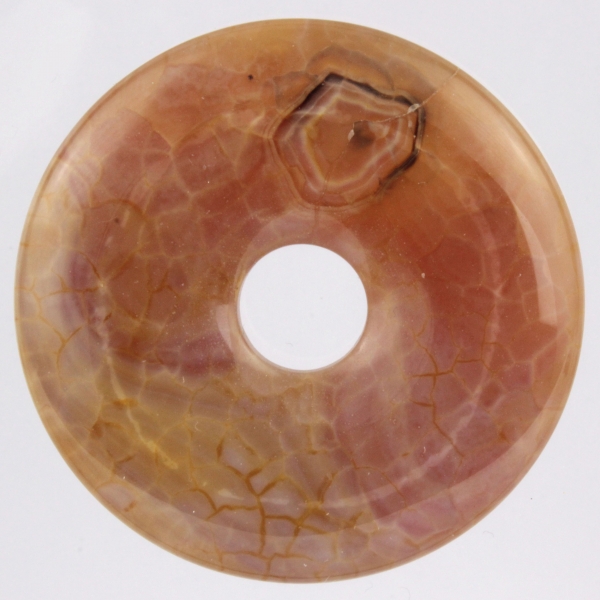 Donut Feuerachat 40 mm / #002