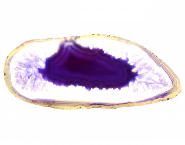 Achatscheibe violett , Gr. 3 / #001